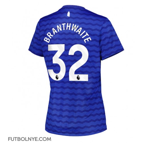 Camiseta Everton Jarrad Branthwaite #32 Primera Equipación para mujer 2025-26 manga corta